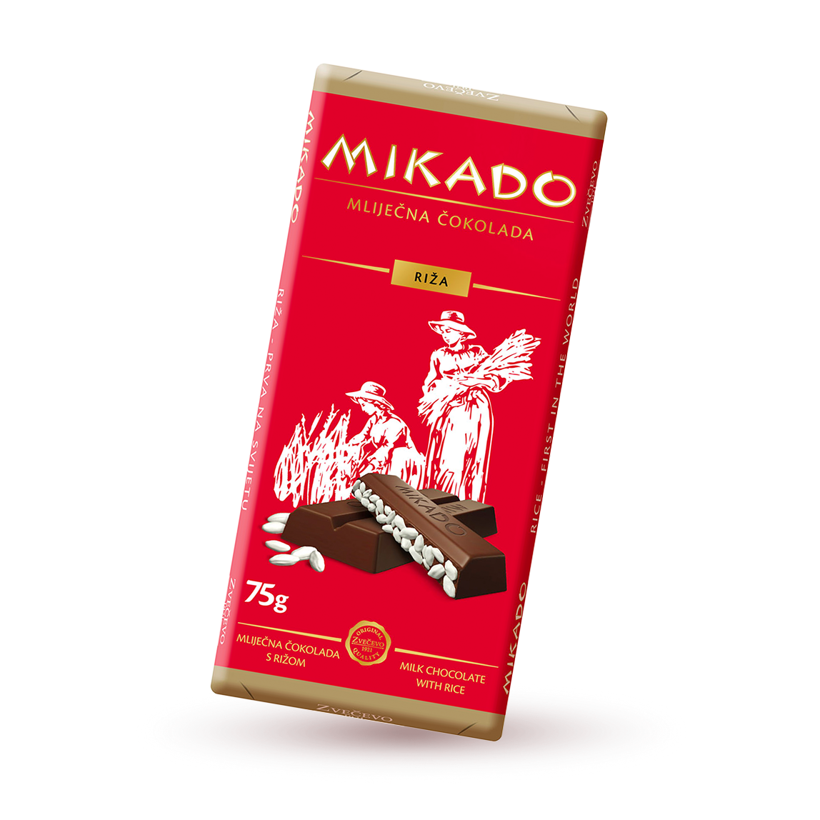 Mikado čokolada s rižom